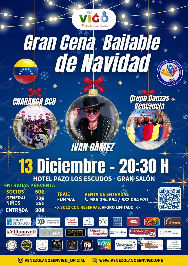 La comunidad venezolana en Galicia vibra rumbo a la gran Fiesta de Navidad en Vigo