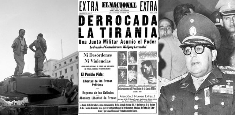 23 de enero de 1958: El día que cayó la dictadura y renació la democracia en Venezuela ??