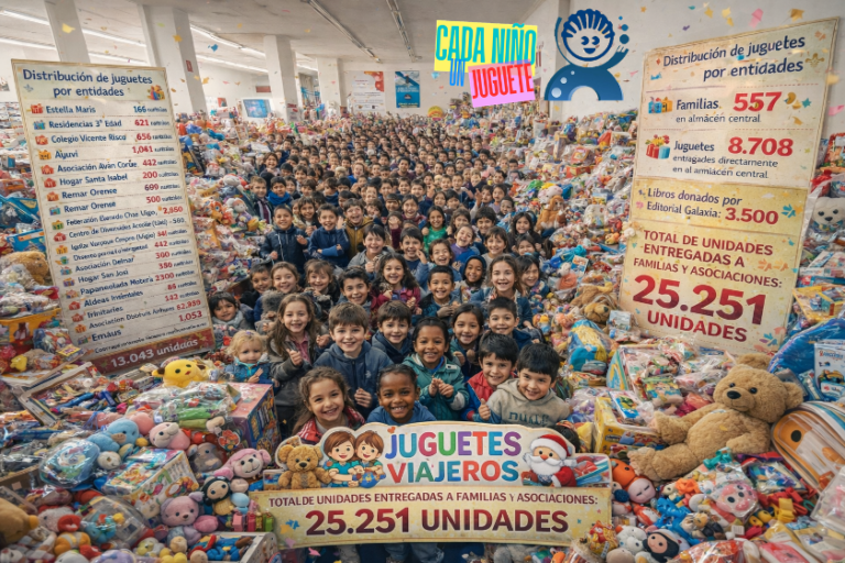 La Campaña «Cada Niño Un Juguete» repartió 25.251 juguetes entre familias y asociaciones