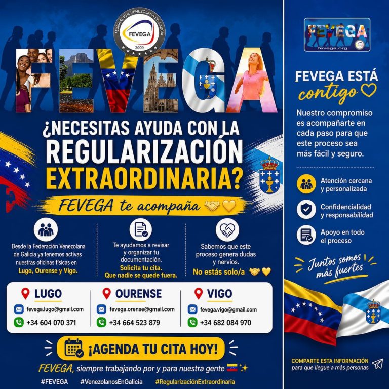 FEVEGA impulsa una red de apoyo en toda Galicia para acompañar el proceso de Regularización Extraordinaria