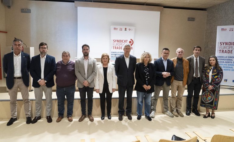 Vigo acoge el relevo en la presidencia del Consejo Sindical Galicia-Norte de Portugal