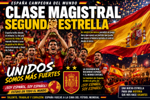 España conquista su segunda estrella con una exhibición de fútbol que desata la celebración de un país