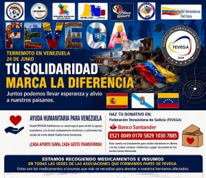 FEVEGA pone en marcha en Galicia la campaña de ayuda humanitaria para Venezuela